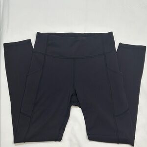 Lululemon Black High-Rise Leggings with Side Pockets